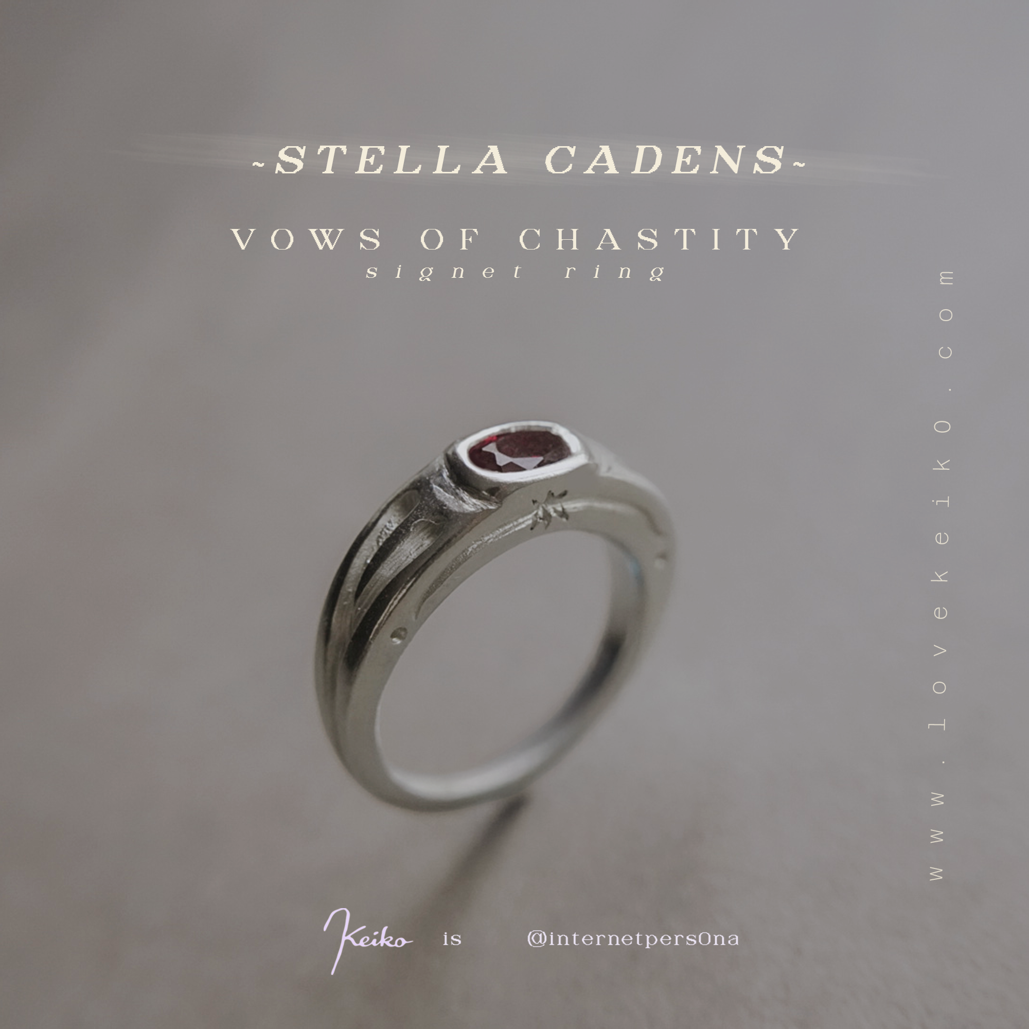 Non-Aggression Principle: Vows of Chastity~ ring ((MTO))