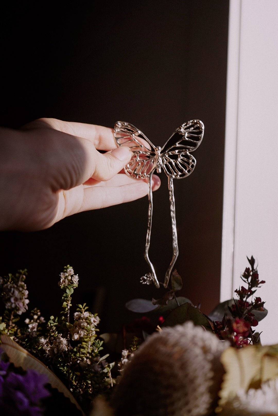 The World I Know~ French pin ((OOAK))